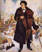 Boris Kustodiev, Portrait of Fyodor Chaliapin